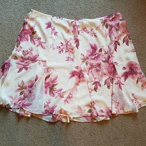 🌹 Apt. 9 Career Chiffon Skirt Size 3X, NWT